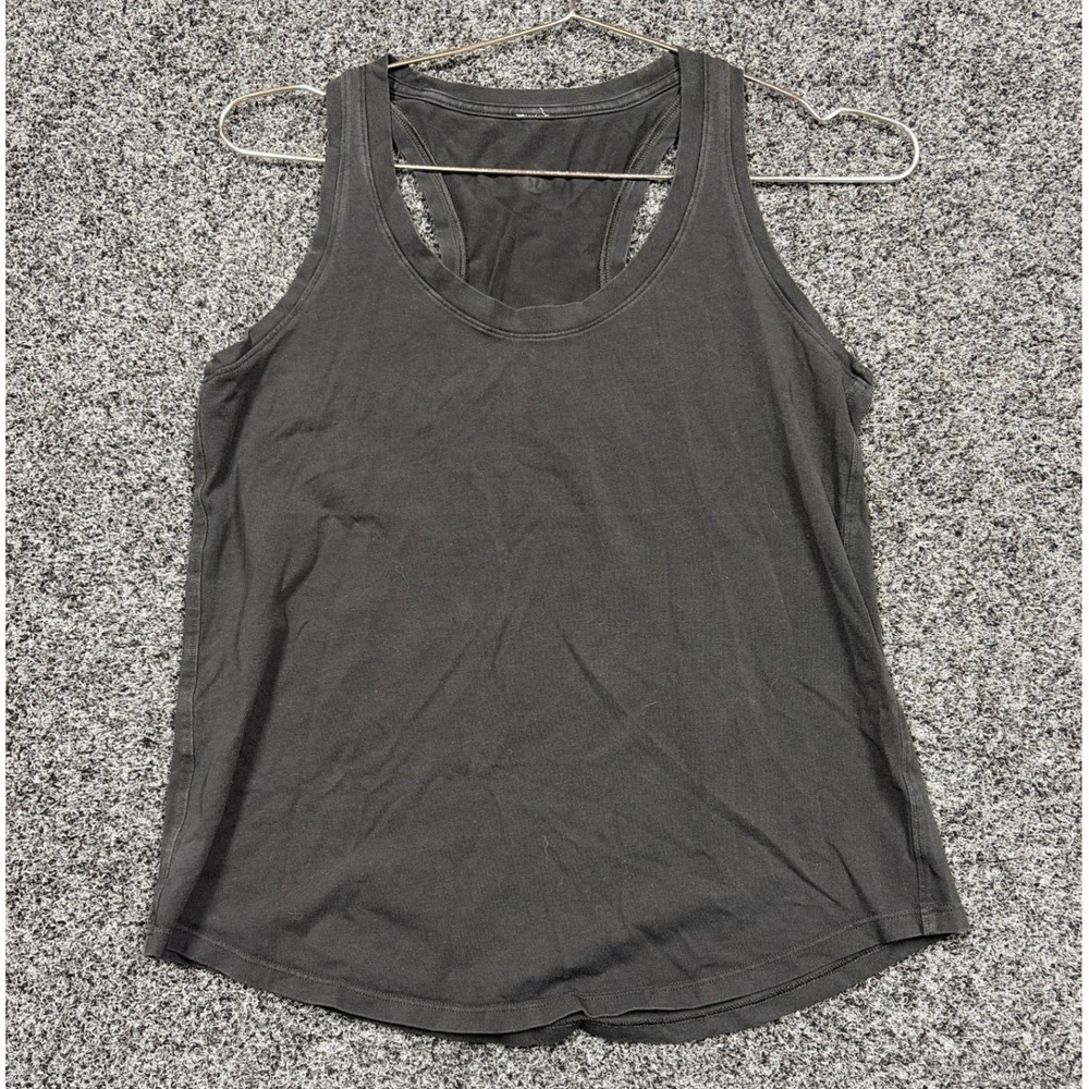 Lululemon Tank Top Womens 6 Black Cool Racerback Yoga Gym Activewear Athleisure